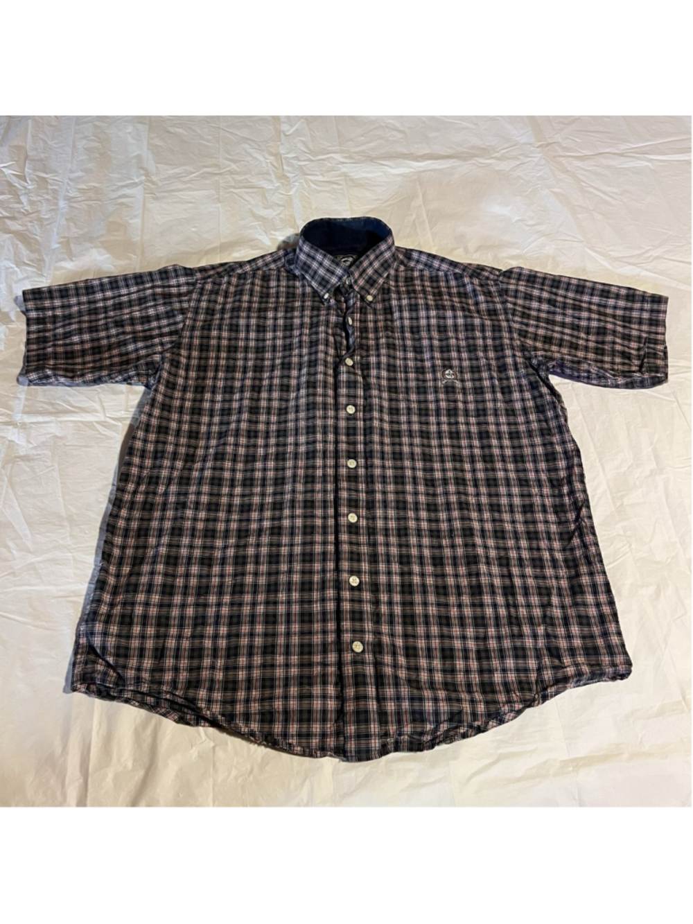 CINCH Men’s Western Button Up Plaid Pattern Size Small Chest Pocket